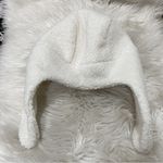 Korean style white fluffy ear warmer hat Photo 3
