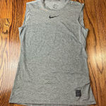 Nike  Pro Heather Gray Muscle Tee Photo 0