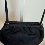 Maraolo Italy Vintage Black Suede Leather Shoulder Bag Designer Purse Photo 2