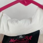 Hard Rock Cafe HARD ROCK HOTEL & CASINO SIOUX CITY Puff Jacket SZ Extra Large White Pink NWT Photo 4