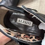 Alfani EDISON Women's 9.5 M Black Leather Zip-Up Dress Low Ankle Boots Booties Photo 3