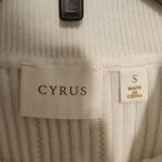 Cyrus  Size S Cream Mock Turtleneck Tank Top Sweater Photo 1
