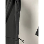 Loft  Black Plunge V-Neck A-Line Slinky Knee Length‎ Dress Size 8P Photo 4