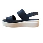 Crocs Brooklyn Low Wedge Platform Sandals Women’s Size 10 Blue Comfort 206453 Photo 4