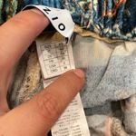 Sfizio Women's Patchwork Print Velvet Stretch Lounge Pant Trousers Pockets Sz XS Blue Photo 5