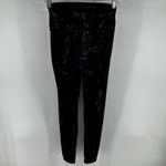 Carbon38 7/8 Leggings High Rise Takara Shine Liquid Metallic Snake Black Small Photo 4