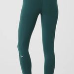 Alo Yoga High-Waist Airbrush Legging - Midnight Green Photo 0