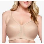 Glamorise Women's MagicLift Front Close Posture Back Support 40F Bra Tan Size undefined Photo 0