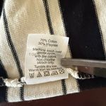 J. Crew Striped Knee Jumper Dress SZ Small Button Back Scoop Neck Cotton Preppy Black Photo 5