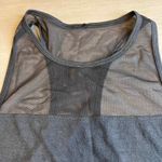 Racerback Tank Top Mesh Panel Sleeveless Activewear Casual Blouse Black Size undefined Photo 3