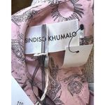 Sindiso Khumalo Net Sustain Pleated Cotton Dress, size 10 NWT Pink Photo 4