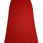 Career Image Knit Skirt Button Back Career Casual‎ Red Skirt L Size L Photo 0