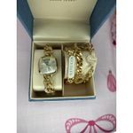 True Religion  Women's Gold Rhinestone Watch and Bracelet Set Photo 1