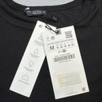 ZARA NWT Woman Shirt Top M Black Long Sleeve Crew Neck Casual Fitted Everyday Te Photo 3