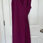 Everlane Japanese GoWeave Wrap Fuchsia Dress Photo 0