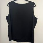 Eileen Fisher  Slim Fit Scoop Neck With Neck Detail Viscose Tank 1X Photo 1