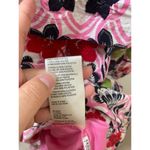 Anthropologie  x Maeve Tiered Printed Mini Dress large EMBROIDERED SQUIGGLE Photo 8