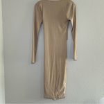 BUNDLE of two dresses women’s XS red beige long‎ sleeve mini fitted Photo 14