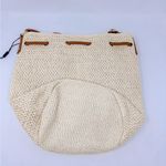 NEW MONTCE SWIM Ali Woven Bucket Bag Tan Photo 10