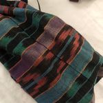 Black and purple drawstring bucket crossbody bag purse retro cool design Photo 4