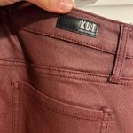 Kut From The Kloth  Connie Fab Ab Ankle Skinny Berry Snakeskin Coated Jeans Size8 Photo 6