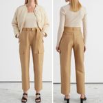 & Other Stories & Other Stories Relaxed Utility Pocket Trousers Cargo Pants Beige Size 6 Photo 17