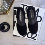 Opening Ceremony New Cici Shearling Slip Sneaker in Black Photo 5