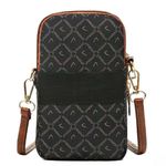 I Love Sewing Mini Vintage Patten Shoulder Bag, Multifunctional Cell Phone Bag With Love Decor Photo 3