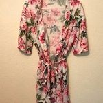 Show Me Your Mumu Brie Floral Robe Roses One Size Photo 0