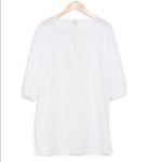 ECHO Ocean Eyelet Tunic Dress,‎ Beach Cover Up, White, Size Small, NWT White Photo 2