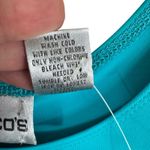 Chico's NWT Blue Nylon Scoop Neck Stretchy Lightweight Tank Top Size M Photo 4