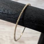 Vintage Bracelet/Bangle Gold Tone Ball Design Thin Bracelet Photo 7