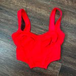 red Corset Top Photo 0