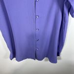 Victoria's Secret Vintage Purple Button Up Night Shirt Women's Size M/L Photo 2
