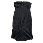 Flavio Castellani Black Lace Up Corset Strapless Bustier dress Italian SZ 42 Black Photo 10