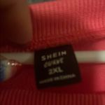 SheIn Pink and White Sweatshirt Photo 2