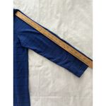 Habitat Clothes to Live In Shirt Womens Medium Blue Stripe Crinkle Lagenlook Photo 12