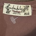 Free People NWOT  Intimately Brown Asymmetrical High Neck Tank Top Sz L Photo 2