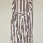 Banana Republic  Striped Jumpsuit Size 4 Like New Photo 4