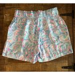Lilly Pulitzer Kaylene Shorts Modal Tencel Fish Kiss Zanzibar Tie Waist XS Photo 8