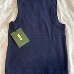 Daily Drills Logo Ribbed Tank Navy with Bandana Patch  Photo 4