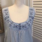 Beautiful, colorful dress with pockets. Blue Size 18 Photo 1