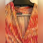 Vince Camuto  Medium Sleeveless Blouse Shirt V Neck Draped Front Surplice Top Photo 4