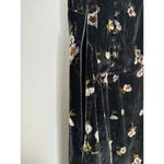 Free People  Be My Baby Luxe Velvet Floral Mock Neck Vintage Mini Dress Size 2/XS Photo 12