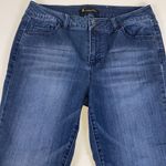 Catherine Malandrino Dark Wash Denim Skinny Jeans W/ lace up leg D30 Photo 2