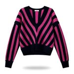 Equipment  Femme 100% wool stripe sweater Photo 0
