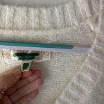 Limited Too Sweater Y2k Plus 20 Ivory White V Neck Pullover Cable Knit Soft Cozy Photo 3