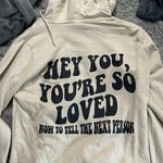 inspirational Hoodie Tan Size M Photo 1
