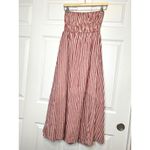 By Together  NWT Myley Tube Dress Strapless Maxi Cotton Linen Blend M Photo 3
