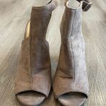 Peep Toe Block Heel Brown Size 6 Photo 1